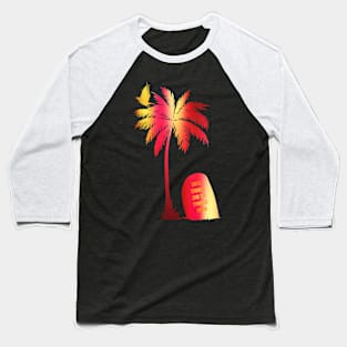 Socio Turmoil and The Dynamic Brain: Tropical Grave Baseball T-Shirt